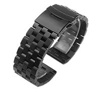 Kai Tian Cinturino Orologio Compatible for Samsung Watch 46mm Gear S3 Classic Samsung S3 Frontier Cinturino Acciaio Inossidabile 22mm Nero