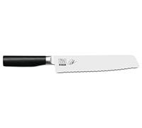 KAI Tim Mälzer Kamagata coltello da pane giapponese 23,0 cm lunghezza lama - acciaio inossidabile 4116 forgiato - 56 (±1) HRC - manico in POM lucidato - coltello universale con lama ondulata