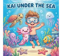 KAI UNDER THE SEA: A Cool Ocean Coloring Book for Boys Ages 4-8 | Sharks, Whales, Dolphins & Sea Creatures | Epic Underwater Adventures | Single-Sided Pages | Girls' Edition Also Available