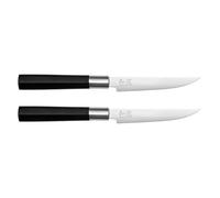 KAI Wasabi Black Deba 21,0 cm lunghezza della lama - acciaio inossidabile 6A/1K6 lucidato 58 (±1) HRC - manico in polipropilene nero - coltello da cucina giapponese - Made in Japan