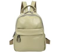 Kaia - Zaino da donna in vera pelle, stile casual, da viaggio, Verde menta, M, Classico