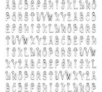 KAIAIWLUO Ciondoli Alfabeto,78 Pz 3 Set Lettera A-Z Pendent Charms Ciondolo Lettere Lettera Ciondolo per Gioielli Che Fanno Bracciali con Nomi Assortiti