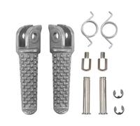KAIAYGEE Pedalina Moto per CBR600RR 2003-2024 per CBR1000RR 2004-2024 Pedane Anteriori per Motocicletta Pedane Modificate Accessori di Ricambio Antiscivolo(Silver)