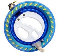 Kaiciuss Avvolgitore per aquilone da 18,2 cm con linea, bobina per aquilone per bambini e adulti, facile da usare, corda e bobina per aquiloni, viene fornito con filo e connettore resistenti (blu