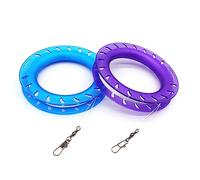 Kaiciuss Kite String Hoop per bambini, set di bobine di aquilone blu e viola, kit con manico per aquilone con 100 metri di filo per ogni avvolgitore per aquilone (confezione da 2)