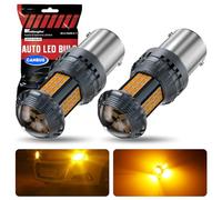 KaiDengZhe 1156 BA15S LED Lampadina Ambra P21W CANBUS Senza Errori Anti Hyper Flash 7506 1141 1156A con Proiettore per Indicatori di Direzione 28W 12V-24V