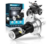 KaiDengZhe Lampadina H4 LED, 1 PZ HB2 9003 LED Lampadine per Fari con Mini Proiettore Len Risolve il Problema Dell'astigmatismo 30W 6000K 5000LM Plug Play Kit di Conversione H4 LED per Scooter Moto