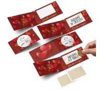 KAÏDENSÏ Biglietti (c'è un messaggio per te - rosso cuori)