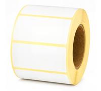 KAÏDENSÏ Etichette Adesive Termiche Bianche - Rotolo 20 x 30 mm 2000 pz | 2000 etichette termoadesive per stampante termica, stampa barcode e codici prodotto per logistica, magazzino, retail, ufficio