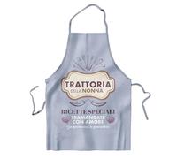 KAÏDENSÏ Grembiule alla Nonna Migliore del Mondo - Grembiule da Cucina Trattoria della Nonna - Idee Regali Divertenti - Gadget Compleanno Originali per Lei