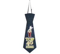 KAÏDENSÏ Idea Regalo Compleanno 40 Anni Uomo - Cravatta 45x16 cm Elegante Quarantenne - Idee Regali Divertenti - Gadget Scherzo Originale