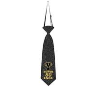 KAÏDENSÏ Idea Regalo Compleanno Uomo - Cravatta per Compleanni Elegante 45x16 cm - Idee Regali Divertenti - Gadget Scherzo Originale