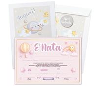 KAÏDENSÏ Idea Regalo Originale Pergamena Nascita Bimba