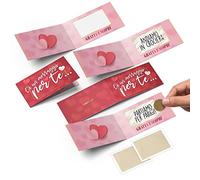 KAÏDENSÏ Idea Regalo San Valentino per Lui Lei - Bigliettini per Sorprese Romantiche Donna Uomo Originali - Idea Regali di Coppia Originali