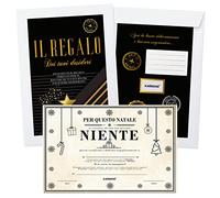 KAÏDENSÏ Idea Regalo Scherzo Originale Il Niente - Regali Divertenti Natale Originali - Gadget Compleanno Uomo Donna - Scherzi Laurea Originali