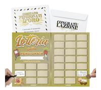 KAÏDENSÏ Regali Pensione Donna - Gioco Gratta e Vinci Personalizzato - Scherzi Regali Divertenti