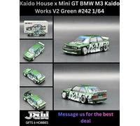 Kaido House x Mini GT BMW M3 E30 Kaido Works V2 Verde 1/64 Diecast