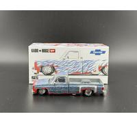 Kaido House X Mini GT Chevy Silverado Dually In Fiamme V2 Fiamme #157 1/64 CHASE