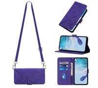 KAIDON Custodia protettiva in pelle PU per HONOR X8a - modello prodotto PT03-3 (viola)