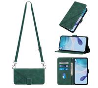 KAIDON Custodia protettiva in pelle PU per TCL 605 - modello PT03-3 (verde)