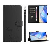 KAIDON Custodia protettiva in pelle PU per TCL 605 - modello PT10-2 (nero)