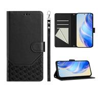 KAIDON Custodia protettiva in pelle PU per TCL 605 - modello PT11-2 (nero)