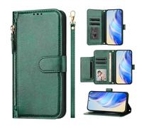 KAIDON Custodia protettiva in pelle PU per TCL 605 - modello PT12-1 (verde)