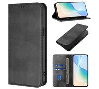 KAIDON Custodia protettiva in pelle PU per TCL 605 - modello PT15-1 (nero)
