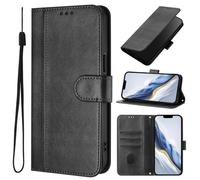 KAIDON Custodia protettiva in pelle PU per TCL 605 - modello PT16-1 (nero)