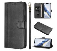 KAIDON Custodia protettiva in pelle PU per TCL 605 - modello PT16-2 (nero)