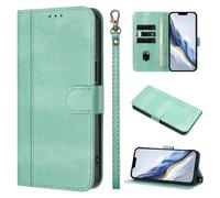 KAIDON Custodia protettiva in pelle PU per TCL 605 - modello PT16-2 (verde menta)