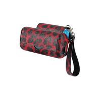 KAIDON Custodia protettiva per ILUMA PRIME - in pelle PU, Include una protezione per il dispositivo e una protezione per il portasigarette [X4-A10] (Rosso)