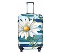 Kaifanee Copertura elastica da viaggio per valigia, protezione per valigia, motivo Boston Terrier, con cane in stile cartone animato, per animali domestici, antigraffio, adatta per bagagli da 68 a 76