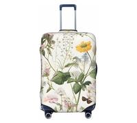 Kaifanee Copertura elastica da viaggio per valigia, protezione per valigia, motivo Boston Terrier, con cane in stile cartone animato, per animali domestici, antigraffio, adatta per bagagli da 68 a 76