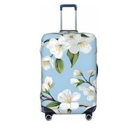 Kaifanee Copertura elastica da viaggio per valigia, protezione per valigia, motivo Boston Terrier, con cane in stile cartone animato, per animali domestici, antigraffio, adatta per bagagli da 68 a 76