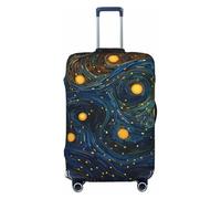 Kaifanee Copertura elastica per bagagli da viaggio, protezione per valigia, elementi estetici, conchiglie di mare e stelle marine, copertura antigraffio per bagagli da 31-32 pollici, Traiettoria