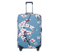 Kaifanee Copertura elastica per bagagli da viaggio, protezione per valigia, Independence Day Fireworks Valigia, antigraffio, adatta per bagagli da 45 a 81 cm, Sakura floreale con fiori di ciliegio,