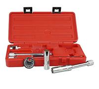 KAIFNT K202 - Set di attrezzi per candele magnetiche girevoli da 9/16" e bussole a parete sottile da 14 mm, 3/8", 6 pezzi