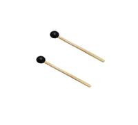 KAIGESZAD Set di 2 martelli in silicone da 18 cm, martello in gomma nera, diapason, martello per riflesso, martello per glockenspiel/xilofono, accordatore strumento musicale per canto, set di