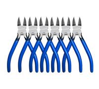 KAIHAOWIN 6 Pezzi Pinza a Taglio Laterale, Tronchesina per Elettronica 160 mm, Pinza Elettricista Tronchesino Modellismo, Tronchesino Piccolo per Modelli e Fili Morbidi, Blu