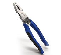 KAIHAOWIN Pinza Universale da 220 mm, Pinza Multifunzione in Acciaio Cromo Vanadio, Pinze elettricista con Tagliafili Robusti per Impieghi Gravosi, Spelafili Multiutensile per Lavori Meccanici