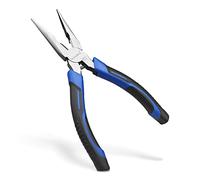 KAIHAOWIN Pinze a becchi d'ago 200 mm, pinze a molla, con impugnatura morbida e confortevole, strumento manuale per elettronica, gioielleria, ecc.