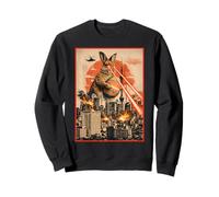 Kaiju Easter Bunny Tokyo Funny Egg Hunt Japanese Vibe Felpa