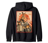 Kaiju Easter Bunny Tokyo Funny Egg Hunt Japanese Vibe Felpa con Cappuccio