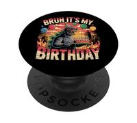 Kaiju Festa di compleanno Giappone Monster Dinosaur It's My Birthday PopSockets PopGrip Adesivo