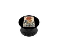 Kaiju Giapponese Cervo Mostri Grande Onda Vintage PopSockets PopGrip Adesivo