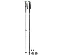 Kaikkialla Pulsa 2 - bastoncini telescopici 105-135 cm Black/Green unisex