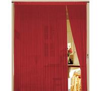 Kaikoon Tenda a fili rosso, 150 cm x 300 cm (larghezza x altezza), divisorio e tenda per porta