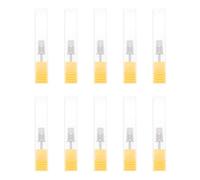 KAILIKETIY 10 Pezzi Punta per Trapano Unghie in Acciaio Tungsteno Giallo Alta Resistenza e Buona Durata per Manicure Professionale e Rimozione Semipermanente