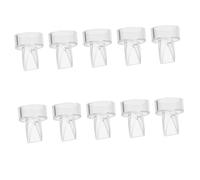 KAILIKETIY 10pezzi Valvole Papera Silicone Per Tiralatte Anti- e Anti-riflusso Compatibili Per Latte Materiale e Resistente Adatte Per Allattano